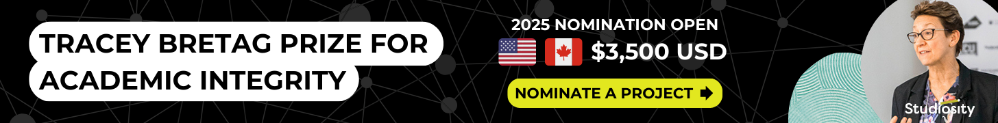 Tracey Bretag Prize for Academic Integrity | Nominate a Project »