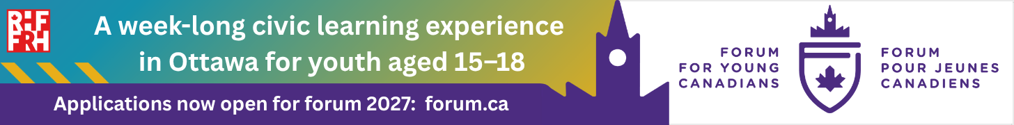 A week-long civic learning experience in Ottawa for youth aged 15-18